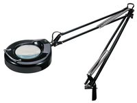 V-LIGHT Heavy-Duty Magnifier Task Lamp, Black (8VS103B), 44"