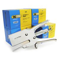 Tacwise HD73 Heavy Duty Packing Pliers and Staple Bundle with 5 Packs of 73 1/2-Inch Staples, 5,000 Staples per Pack (1199)