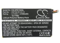 Cameron Sino 4100mAh Li-Polymer High-Capacity Replacement Batteries for HP Tablet 7 1800, Slate 7 1800 Tablet, fits HP 10979176-00, 739691-001, HSTNH B14C-S, WD3870127P