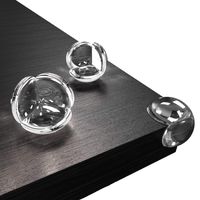 Skyla Homes - Clear Edge Bumpers for Baby Safety from Table Corners (12-Pack), Best High Resistant Furniture Corner Bumper, Child Proof Rubber Cabinet Cushion Cover, Plastic Covers Protector Guards