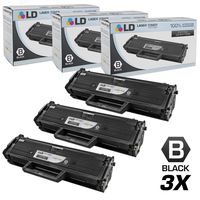 LD Compatible Toner Cartridge Replacement for Dell 331-7335 HF442 (Black, 3-Pack)