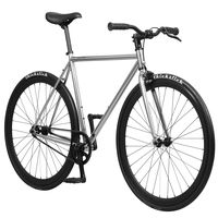 Pure Fix Original Fixed Gear Single Speed Fixie Bike, Oscar Chrome, 50cm/ Small