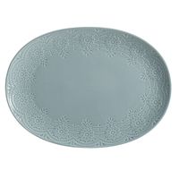 Gibson Elite Alemany 15", Oval Platter, Aqua