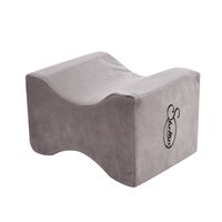 sheltin Memory Foam Knee Pillow for Sciatica Relief,Leg Pain,Back Pain,Pregnancy,Hip and Joint Pain - Leg Positioner Pillows Wedge Contour