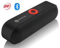 Wireless Bluetooth Speaker With HD Sound and Bass, 24-Hour Playtime, 66 ft Long Bluetooth Wireless Range, Built-in Mic, Dual Driver Speakers, Best Portable Wireless Speaker for Samsung, iPhone & More