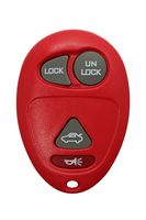 ReplaceMyRemote GM 4 Button Keyless Entry Remote Control Car Key Fob Replacement for FCC ID: L2C0007T (Red)