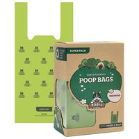 Pogi's Poop Bags - 300 Unscented Dog Poop Bags with Easy-Tie Handles - Leak-Proof, Earth-Friendly Poop Bags for Dogs