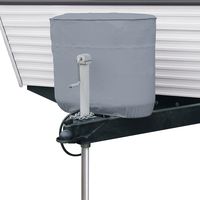 Classic Accessories RV Propane Tank Cover, Grey, Fits Dual 20 - 5 Gallon Tanks