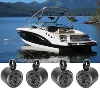 (4) Planet Audio 6.5" 360 Watt Marine Wakeboard Tower Boat Speakers