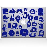 The Decal Guru Monsters MacBook Decal Vinyl Sticker - 11" MacBook Air - Dark Blue (1131-MAC-11A-DB)