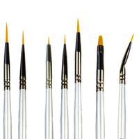 Best Model Miniature Paint Brushes - Small Detail Paint Brush Set - 7 pcs Model Paint Brushes for Miniature Painting, Fine Detailing - Tiny, Mini, Micro Fine Detail Paint brushes kits