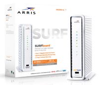 ARRIS SURFboard SBG6900AC Docsis 3.0 16x4 Cable Modem/ Wi-Fi AC1900 Router - Retail Packaging - White