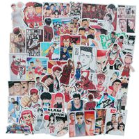 SLAM Dunk Anime Laptop Stickers Waterproof Skateboard Snowboard Car Bicycle Luggage Decal 50pcs Pack (SLAM Dunk)