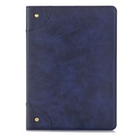 elecfan iPad Case for 2017 iPad 5, 2018 iPad 6, Book Style Folio for Men/Women Stand Up Magnetic PU Leather with Smart Auto Sleep/Wake Feature Vegan Back Cover for Apple 2017&2018 iPad 9.7 - Blue