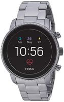 Fossil Men's Gen 4 Explorist HR Heart Rate Stainless Steel Touchscreen Smartwatch, Color: Smoke Grey (Model: FTW4012)