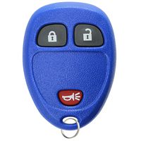 KeylessOption Keyless Entry Remote Control Car Key Fob Replacement for 15913420 Blue