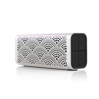 Braven BLUXABP BRAVEN LUX Portable Wireless Bluetooth Speaker [12 Hr Playtime][Water Resistant] Built-in 1400 mAh Power Bank Charger - Pearl