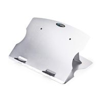 EHO Laptop Stand, Ergonomic Aluminum Portable Notebook Holder, Laptop Cooler Stand Tablets Compatible with Up to 17", Adjustable Laptop Riser with 6 Steps Height Angles