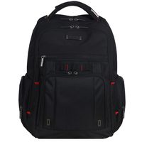 Kenneth Cole Reaction Dual Compartment with USB Port (RFID) Laptop Backpack, Black, One Size