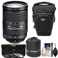 Nikon 18-300mm f/3.5-5.6G VR DX AF-S Nikkor-Zoom Lens + 3 Filters + Holster Case + Pouch Kit for D3200, D3300, D5300, D5500, D7100, D7200 DSLR Camera