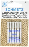 25 Schmetz Assorted Jersey Ball Point Sewing Machine Needles 130/705 H SUK Sizes 70/10, 80/12, 90/14