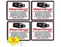 VIDEO | ALARM | SHOPTLIFTER | TRESPASS | SYSTEM WARNING SIGNS & DECALS | HOME | BUSINESS | LIVE & RECORDED INTERNET MONITORING | SURVEILLANCE | CCTV | COMERCIAL GRADE PLASTIC (DECAL-140)