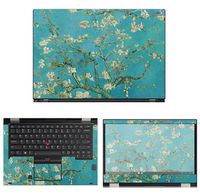 decalrus - Protective Decal Floral Skin Sticker for Lenovo ThinkPad Yoga X380 (13.3" Screen) case Cover wrap LEthkpadYoga_X380-230