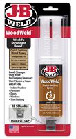 J-B Weld 50151 WoodWeld Epoxy Syringe - Light Tan -.85 fl. oz.