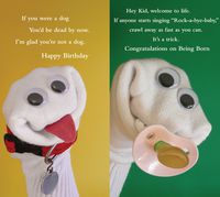 Quiplip Sock Em's Birthday + New Baby 6 Greeting Cards