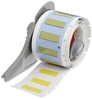 Brady M71-187-1-342YL BMP71 PermaSleeve Wire Marker Sleeves, 0.335" Height, 1.015" Width, Polyolefin (B-342) Yellow (Roll of 100)