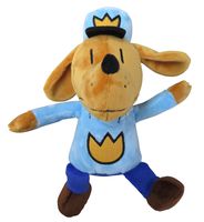 MerryMakers Dog Man Plush Toy, 9.5-Inch