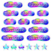 Creative Teaching Press Mystical Magical Months of the Year Mini Bulletin Board, CTP 8699