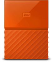 WD 4TB Orange My Passport  Portable External Hard Drive - USB 3.0 - WDBYFT0040BOR-WESN