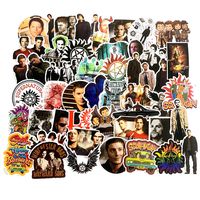 Supernatural Movie Stickers Laptop Stickers Waterproof Skateboard Car Snowboard Bicycle Luggage Decor (Supernatural)