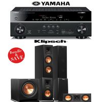Klipsch RP-250F 5.1 Reference Premiere Home Theater System with Yamaha RX-V781BL 7.2-Channel Network A/V Receiver