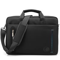 CoolBELL 17.3 inch Laptop Bag Messenger Bag Hand Bag Multi-compartment Briefcase Waterproof Nylon Shoulder Bag For Laptop/Ultrabook/HP/Macbook/Asus/Lenovo/Men/Women/Business (Black)