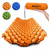 POWERLIX Sleeping Pad - Ultralight Inflatable Sleeping Mat, Ultimate for Camping, Backpacking, Hiking - Airpad, Inflating Bag, Carry Bag, Repair Kit - Compact & Lightweight Air Mattress