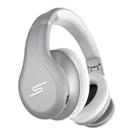 SMS Audio STREET by 50 Cent ANC Over-Ear Wired Headphones - Silver