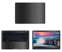 decalrus - Protective Decal for Asus ZenBook 13 UX331UN (13.3" Screen) Laptop Dark Grey Texture Brushed Aluminum Skin case Cover wrap BAasusZenbk13_UX331Dark Grey