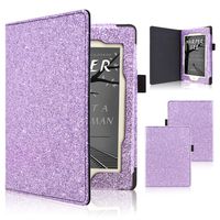 ACdream Nook GlowLight Plus 6inch Case[CAN NOT FIT NOOK GLOWLIGHT 3 or 2019 new Nook Glowlight PLus 7.8 inch], Folio Premium PU Leather Cover Case for Barnes & Noble Nook GlowLight Plus,Glitter Purple