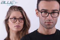 Blue Light Blocking Round Glasses- Anti-Fatigue Computer Eye Glasses to Prevent Headaches and Eye Strains Gamer Glasses