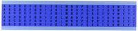 Brady WM-A-Z-BL-PK Repositionable Vinyl Cloth (B-500), Black on Blue, Consecutive Letters Wire Marker Card - Black on Blue (25 Cards)