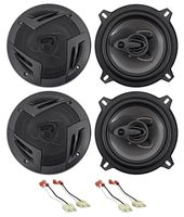 Rockville Side Panel+Door Factory Speaker Replacement for 92 Jeep Grand Wagoneer