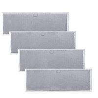 W10208631A Microwave Grease Filter by Podoy Compatible with Whirlpool GE Microwaves,Replace W10208631RP AP5617368 PS3650910 Grease Filter Aluminum Mesh(Pack of 4）
