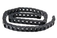 1m Black Plastic Drag Chain Cable Carrier for CNC Router Mill (10mm x 15mm)