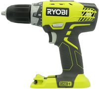 Ryobi P208 One+ 18V Lithium Ion Drill/Driver with 1/2 Inch Keyless Chuck (Batteries Not Included, Power Tool Only)