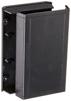 Serpac A20 ABS Plastic Enclosure, 4-1/4" Length x 2.60" Width x 7/8" Height, Black