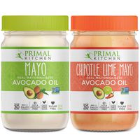 Primal Kitchen Avocado Oil Mayo Variety Pack- Includes 1 Original and 1 Chipotle Lime, Gluten and Dairy Free, Whole 30 and Paleo Approved (12 oz) - Two Pack