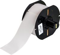 Brady B33-82-427 Label, Self-Laminating Vinyl, 6.000" H x 2.000" W, 200/Roll (Pack of 200), Clear/White