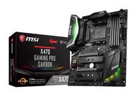 MSI Performance Gaming AMD X470 Ryzen 2 AM4 DDR4 Onboard Graphics SLI ATX Motherboard (X470 Gaming PRO Carbon)